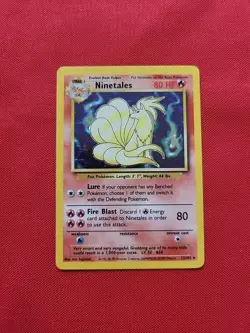 Pokemon: Ninetales Holo Rare #012/102 Base Set 1999 Vintage WOTC - LP+ - A48 - Image 1