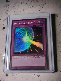 Yu-Gi-Oh! Drowning Mirror Force DASA-EN045 Super Rare Unlimited Near Mint - Image 1