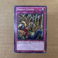 Yugioh! LP Needle Ceiling - BP01-EN094 - Starfoil Rare - 1st Edition Lightly Pla - Image 1