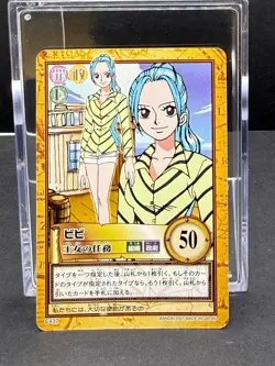Nefertari Vivi One Piece Japanese card vintage c437 Carddass Hyper Battle BANDAI - Image 1