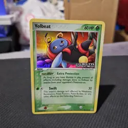 Volbeat Pokemon TCG EX Delta Species Reverse Holo Stamped Card #56/113 - Image 1