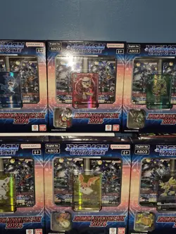 2024 Digimon Card Game: Adventure Box 3 AB03 Full Set of 6 *New Sealed* - Image 3