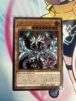 Chaos Dragon Levianeer Spanish Ultimate Rare OP12-EN001 SP001 LP Yugioh TCG - Image 1