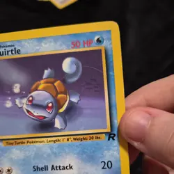 Squirtle 68/82 Common Team Rocket Pokemon Card LP - Image 2