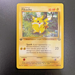 Pikachu 60/64 1st Edition Jungle Regular LP - Lightly Played Pokemon Card - Image 1