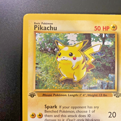 Pikachu 60/64 1st Edition Jungle Regular LP - Lightly Played Pokemon Card - Image 2