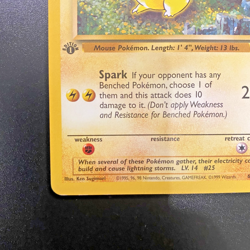 Pikachu 60/64 1st Edition Jungle Regular LP - Lightly Played Pokemon Card - Image 5