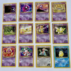 Gym Challenge Sabrina's Haunter + 11 C/UC LP 12 Cards WOTC Pokemon TCG Vintage - Image 1