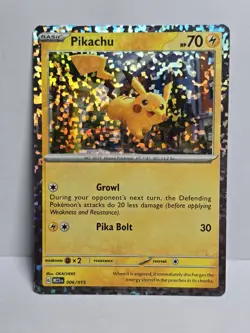 Pikachu 6/15 McDonald's Promos Holo Promo Pokemon Card Near Mint - Image 1