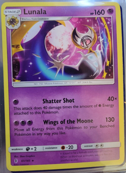 Lunala # 61/145 Guardians Rising Set Pokemon Trading Cards TCG Rares NM/MINT - Image 1