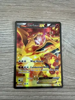 Pokemon TCG Charizard EX Black Star Full Art Holo Promo Card #XY121 - Image 1