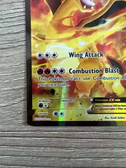 Pokemon TCG Charizard EX Black Star Full Art Holo Promo Card #XY121 - Image 2