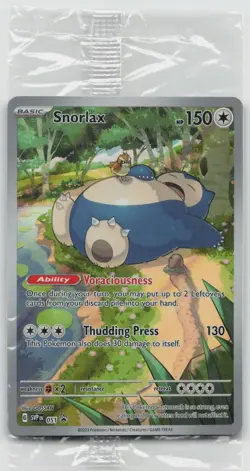 Snorlax Promo Holo SV: Scarlet & Violet Promo Cards SVP051 NM SEALED - Image 1