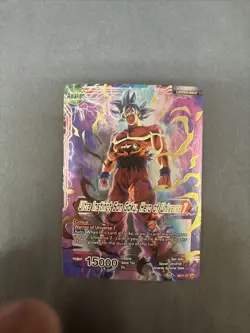 Dragon BallSuper Card Game Ultra Instinct Son Goku,Hero Of Universe 7 SD11-01 ST - Image 1