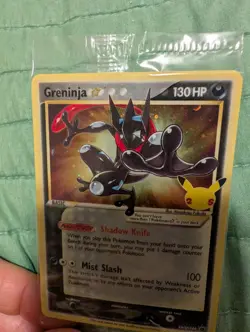 Greninja Gold Star Celebrations Promo SWSH144 2021 TCG Sealed Card - Image 4