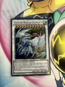 Cosmic Blazar Dragon French Ultra Rare DUSA-EN034 FR034 Near Mint Yugioh TCG - Image 1