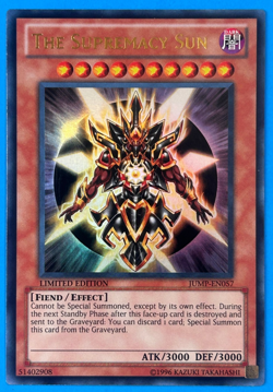 Yugioh! The Supremacy Sun JUMP-EN057 Ultra Rare Limited Edition LP - Image 1