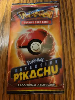 Pokemon Detective Pikachu Movie 2-Card Booster Pack (with SM190 Promo Holo Rare) - Image 1