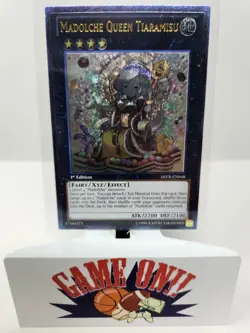 YuGiOh Madolche Queen Tiaramisu ABYR-EN048 1st Edition Ultimate Rare NM - Image 1