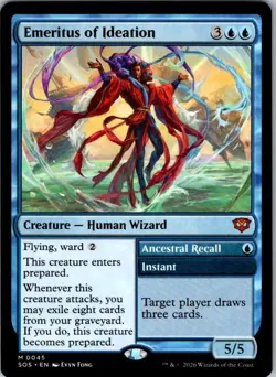 Emeritus of Ideation 45 Mythic Secrets of Strixhaven Magic: The Gathering NM - Image 1