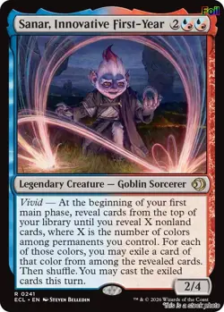 Sanar, Innovative First-Year [ECL - 241] - NM [Foil] TCG MTG - Image 1