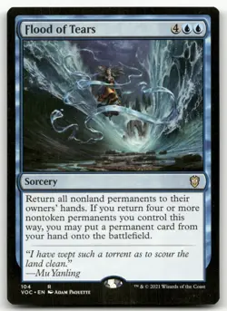 Flood of Tears #104 (NM) Crimson Vow VOC Magic MTG - Image 1