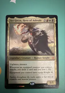 Syr Gwyn, Hero of Ashvale Throne of Eldraine Foil - Image 1