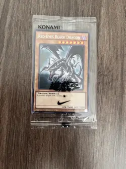 Yugioh Red-Eyes Black Dragon Nike Worlds Promo NKC1-EN002 Collaboration 2025 USA - Image 1