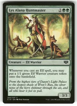 Lys Alana Huntmaster 205 Common Commander 2014 Magic: The Gathering Near Mint - Image 1