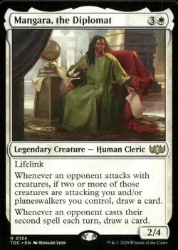 Mangara, the Diplomat R Commander: Tarkir: Dragonstorm 124 NM - Image 1