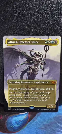 Magic the Gathering Atraxa, Praetors' Voice Borderless Double Masters 2020 - Image 1