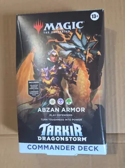 MTG Tarkir: Dragonstorm Commander Deck - Abzan Armor Brand New Sealed - Image 1