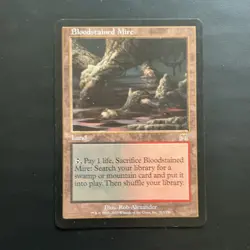 Wizards of the Coast Magic: The Gathering Bloodstained Mire Land Rare Onslaught - Image 1