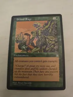 Magic the Gathering Primal Rage Enchantment - Image 1