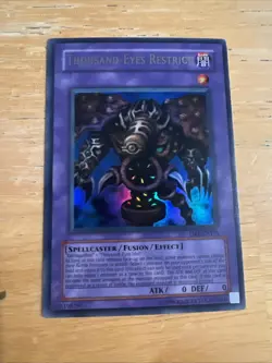 Yu-Gi-Oh Thousand-Eyes Restrict Ultra Rare Unlimited Card DB1-EN195 - Image 1