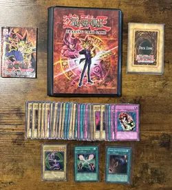Konami YuGiOh Starter Deck SDY Complete All 50 Cards LP + Binder 1996 V2 Rules - Image 1