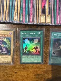 Konami YuGiOh Starter Deck SDY Complete All 50 Cards LP + Binder 1996 V2 Rules - Image 3