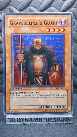| Yugioh Gravekeeper's Guard PGD-061 1st Edition Pharaonic Guardian NM 🔥 | - Image 1
