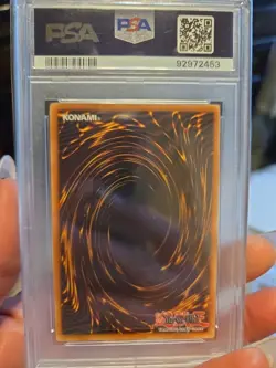 YUGIOH PSA 9 Thousand Dragon MRD-143 Secret Rare Reverse Foil Error - Image 2