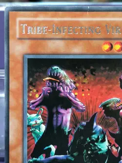 Yugioh Tribe-Infecting Virus DR1-EN131 Rare Unl Ed Heavy Play - Image 5