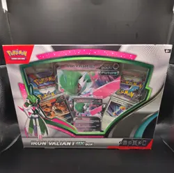 Pokemon TCG Iron Valiant Ex Card Box 4 Booster Packs Trading Cards NEW/SEALED - Image 1