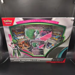 Pokemon TCG Iron Valiant Ex Card Box 4 Booster Packs Trading Cards NEW/SEALED - Image 2