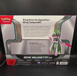 Pokemon TCG Iron Valiant Ex Card Box 4 Booster Packs Trading Cards NEW/SEALED - Image 3