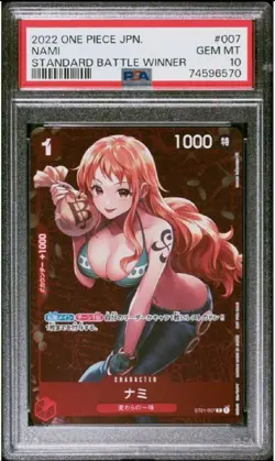 PSA10 Nami ST01-007 C Standard Battle Winner One Piece Card 2022 Japan JP F/S - Image 1