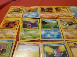 Pokemon TCG Vintage Fossil Card Lot Uncommon / Common LP 22 Card Count - Image 2