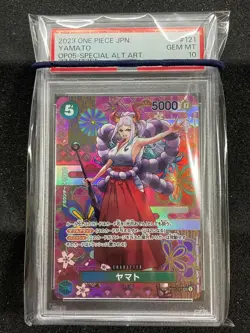 PSA10 Yamato SP OPO1-121 SEC OP05 Awaking of the New Era One Piece Card 2023 JP - Image 1