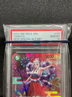 PSA10 Yamato SP OPO1-121 SEC OP05 Awaking of the New Era One Piece Card 2023 JP - Image 2