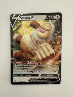 Pokemon Go 2022 Slaking v Ultra Rare Card #058/078 - Image 1