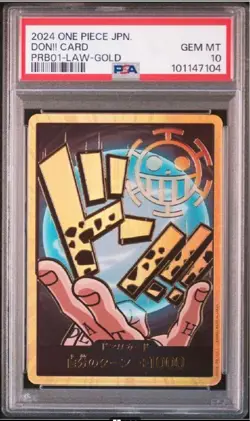 PSA10 DON!! Card PRB01 Trafalgar Law Gold The Best One Piece Card 2024 Japan F/S - Image 1