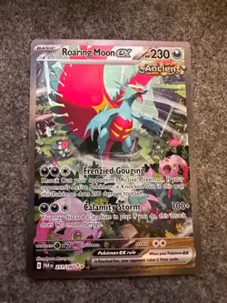 Pokemon TCG Roaring Moon EX Paradox Rift 251/182 Special Illustration Rare Card - Image 1